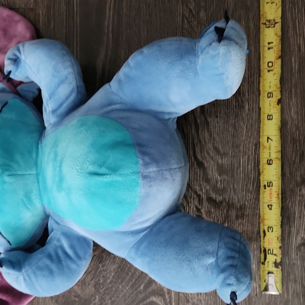 DISNEY Stitch 15" Plush Backpack - Lilo and Stitch Adjustable Straps - Picture 4 of 9